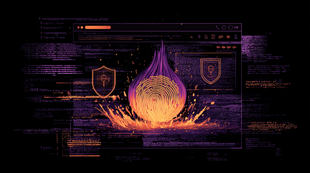 Tor Browser fingerprinting threat showing how tracking can penetrate anonymity protections on Hidden Wiki and dark web sites